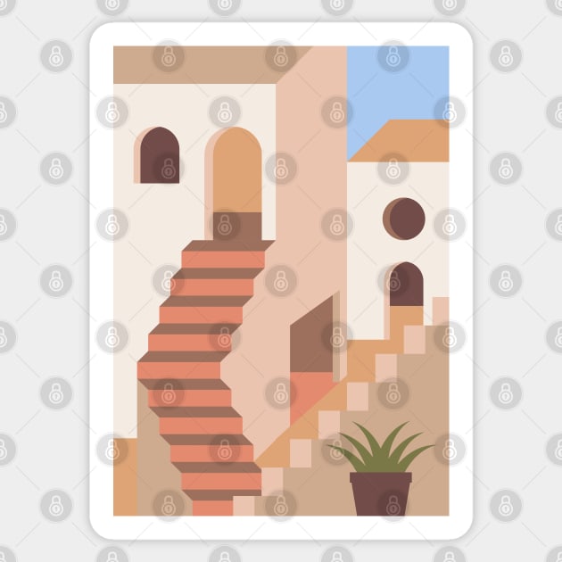 Boho travel art. Egypt #4 Sticker by GreekTavern